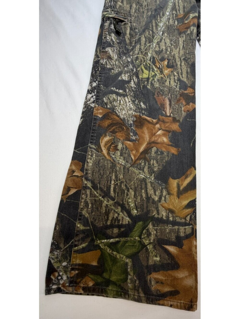 Mossy Oak Women's Cargo Pants Straight Flat Front Camouflage Size 8 Green - Picture 8 of 14